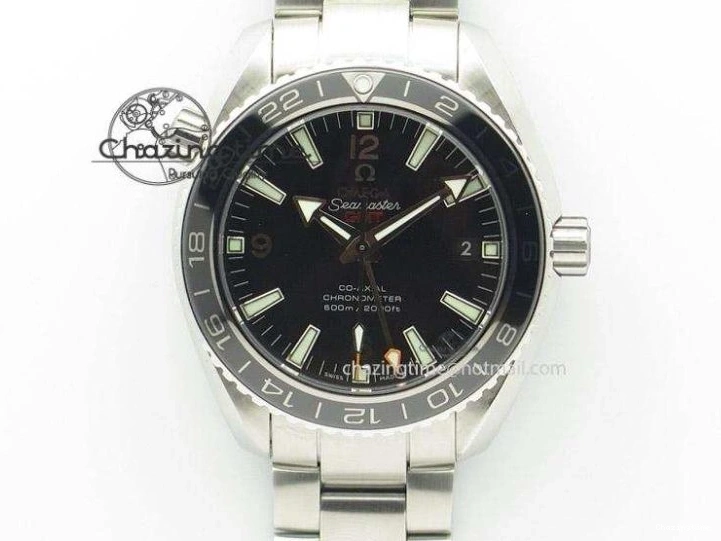 0227 Comfortable Planet Ocean 43.5mm SS VSF 1:1 Best Edition Black Orange Bezel Gray Dial on Nylon Strap A8900 Super Clone V 7730